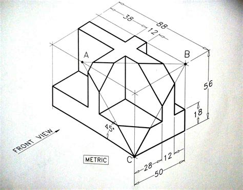 Image result for Isometric Drawing Exercises Examples