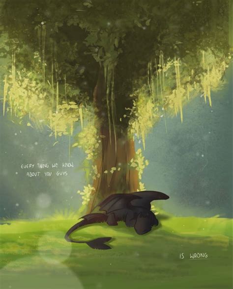 Image result for Toothless Tree Drawing Scene