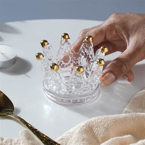 Crystal Glass Decor Accent Set of 2 Online - Premium Candle Holder ...