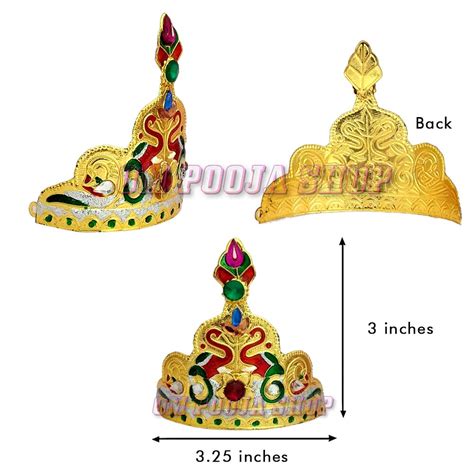 Gaj Laxmi Design Golden Crown | Shop online Elephant Crowns