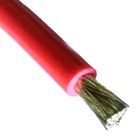 Marine Grade Tinned Battery Cable 6 AWG ( Size 6 Gauge ) Red - Copper ...