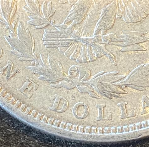 1921-D Mint Mark denver Mint Vintage Morgan Silver Dollar, Micro D ...