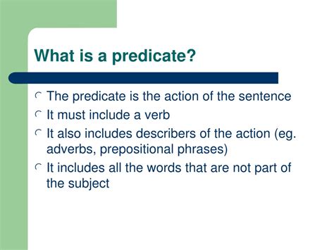 Image result for Predicate Objective