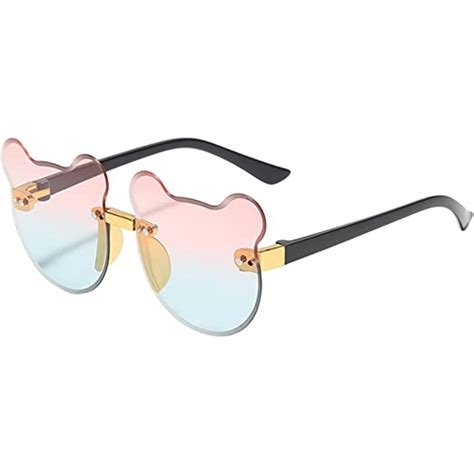 Babymoon Bear Rimless Sun Glasses | Baby Gift Set | Blue Pink – BABYMOON