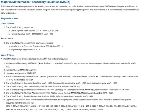 (MA32) Mathematics-Secondary Education B.A. | Department of Mathematics