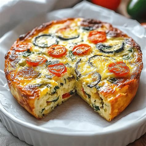 Delicious Herb-Infused Crustless Zucchini Quiche Recipe - HeavenlyRecipe