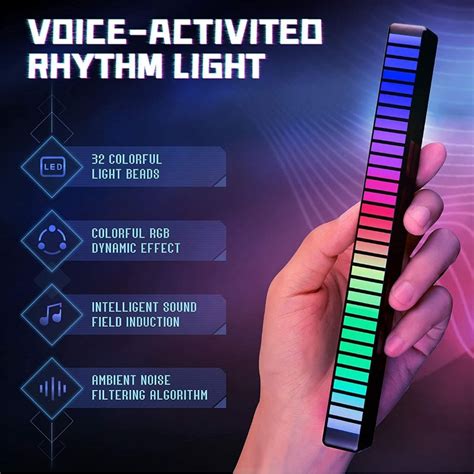 Wireless Voice Activated Equaliser Ryhtm Light with 16+ Colors – Kaarr