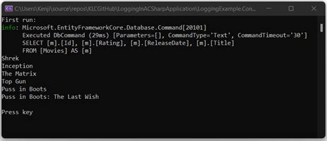 Logging Tutorial 的图像结果