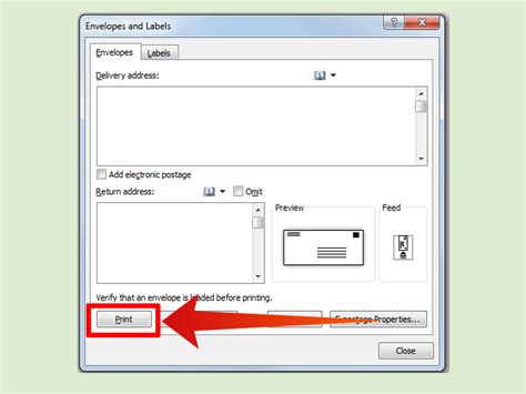 Image result for How to Print Address On Envelope Using Word
