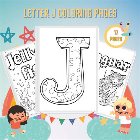 18 Letter J Coloring Pages | Spark Imagination & Learning