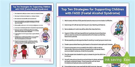 Top Ten Strategies for Supporting Children with FASD (Foetal Alcohol ...