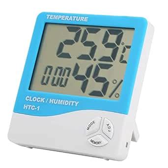 WALFRONT Blue Aneng Htc1 LCD Digital Thermometer Hygrometer Indoor ...