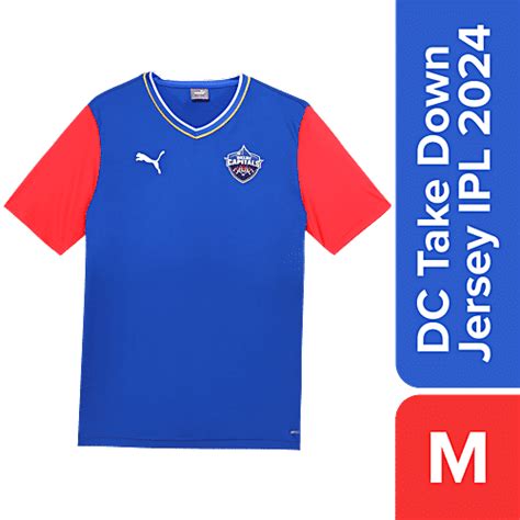 Buy Puma Delhi Capitals Take Down Jersey IPL 2024 - Size M Online at ...