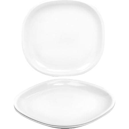 Buy Kuber Industries Plastic Dinner Plates - 3 Pieces, White Online at ...