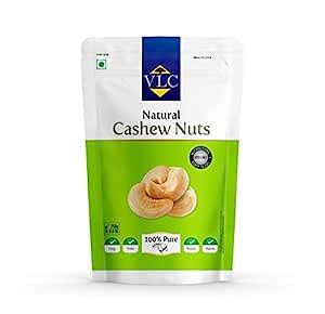 VLC Natural Unroasted Premium Standard Size Cashews W320 Grade 250gms ...