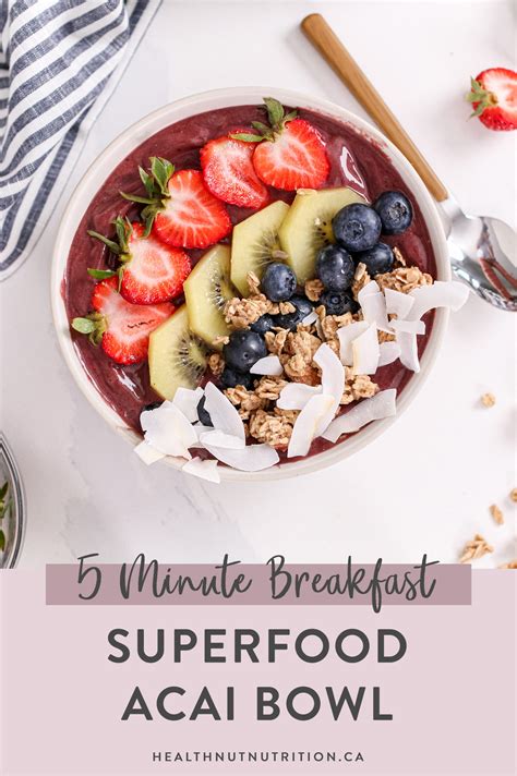 Superfood Acai Bowl Calories at Isabelle Odonovan blog