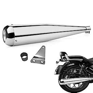 FREEFLY Bike 101 Silencer Exhaust Glasswool Megaphone Chrome Bullet ...
