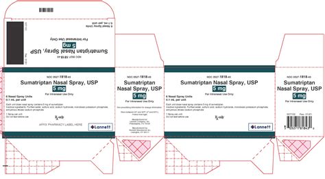 Image result for Sumatriptan Label