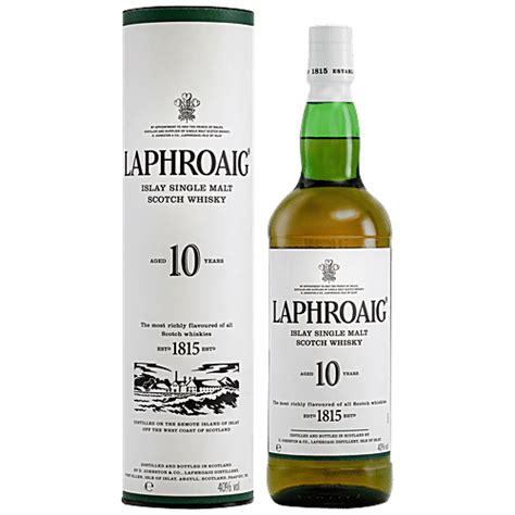 Buy LAPHROAIG Islay Single Malt Scotch Whisky - Aged 10 Years Online at ...