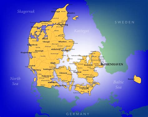 Map Where Is Denmark at Sandra Zimmerman blog