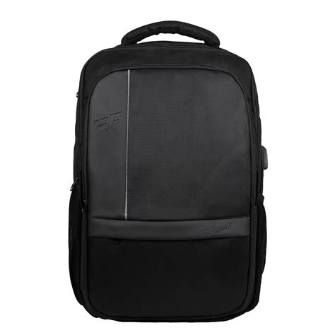 Cloud 23L Black Laptop Backpack with raincover – FGEAR.in