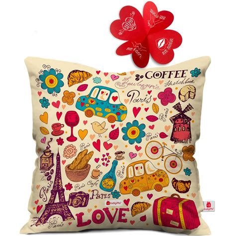 Buy Indibni Valentine Day Gift Paris Coffee Love Quote Love Date Party ...