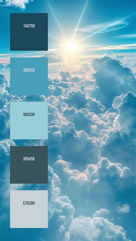 Color Palette #338 | Sky color, Skyscape, Color palette