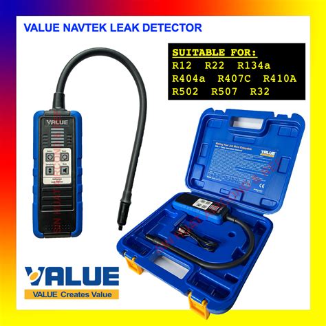(RECHARGEABLE) VALUE LEAK DETECTOR NAVTEK LEAK DETECTOR VML-1 HANDHELD REFRIGERANT LEAK DETECTOR ...