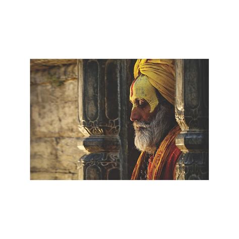 Buy Anne Print Solutions Indian Sadhu Yogi Baba Gumming Vinyl (Without ...