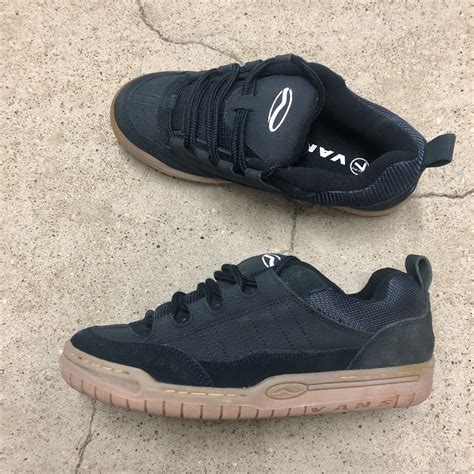 90～00s VANS/Fat sneaker/25.5cm/スニーカー/スケシュー/ネイビー/レザー/スエード/バンズ | nimunamu