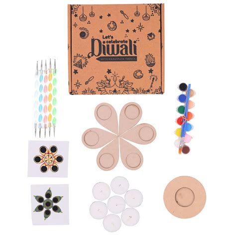 Rangoli Tea Light Holder Kit– Hobby Decor Pvt Ltd
