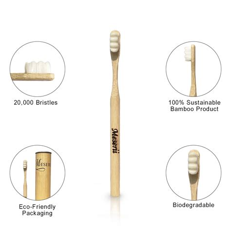 Soft Bristles Bamboo Toothbrush – Meserii