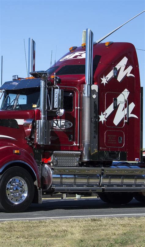 Download wallpaper Kenworth, Trac, HFS, T909, section trucks in ...