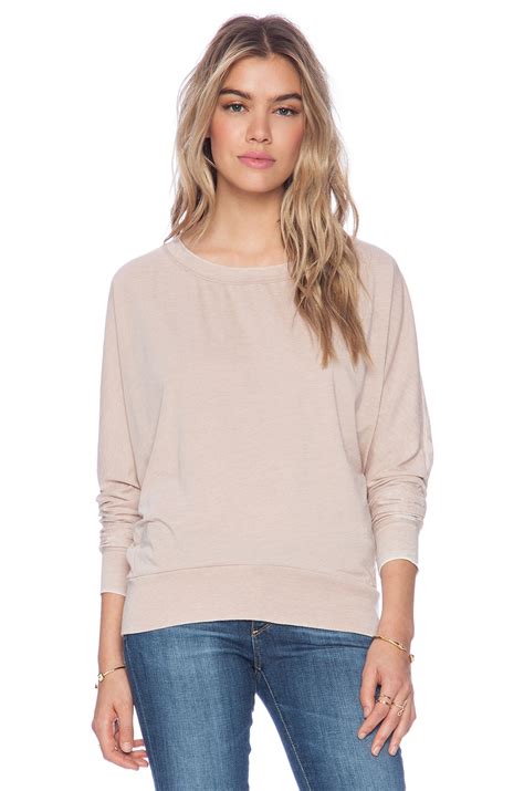 American Vintage Leophile Sweater in Old Rose Melange | REVOLVE