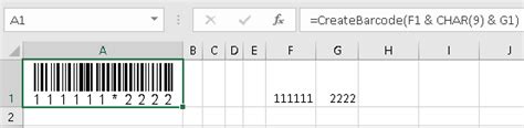 Image result for Barcode Excel-Formula