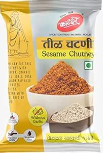 Katdare Teel Chutney | 200grams (100 Grams x 2 Packs) | Sesame Chutney ...