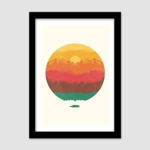 Colornature Laminated & Framed, Dual-Utility (Wall Mounted and Desktop ...