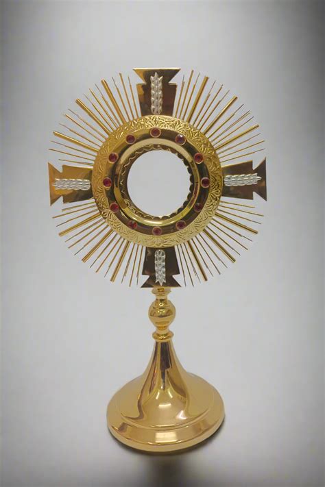 Uphold Tradition: Handcrafted Gold-Plated Monstrance (MON244) – Living ...
