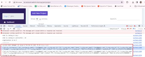 JavaScript Array Object Print in Tabular 的图像结果