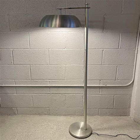 Art Deco Spun Aluminum Flip-Top Floor Lamp By Kurt Versen For Sale at ...