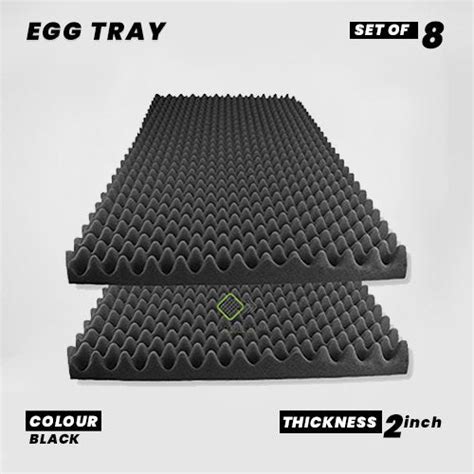 Egg Tray 6'x3' Sheet - (Set of 8) |2" Thick Covers 144 Sqft |50 Densit ...