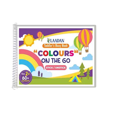 Laadan Colours on the Go – Montessori Colours Busy Book for Toddlers ...