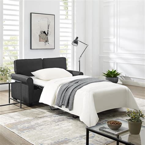 Devin 2-in-1 Pull Out Sofa Bed, Twin Size Sleeper Loveseat with Folding ...