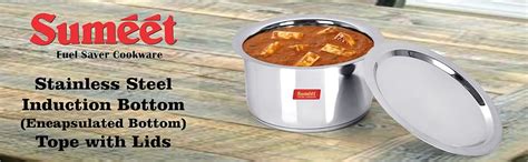 Buy Sumeet Stainless Steel Induction Bottom(Encapsulated Bottom ...
