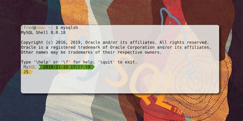 Mysql Shell 的图像结果