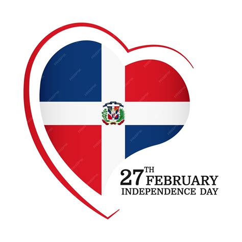 Premium Vector | Independence day in the dominican republic.