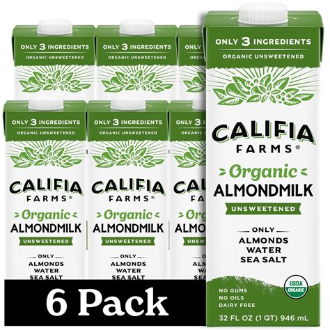 Snapklik.com : Califia Farms - Organic Unsweetened Almond Milk, 32 Oz