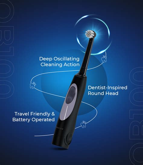 OB100 Battery Operated Oscillating Electric Toothbrush