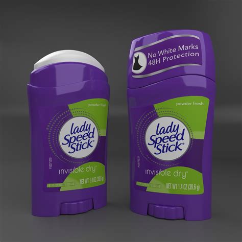Lady Speed Stick Deodorant - Powder Fresh 3D - TurboSquid 2332372