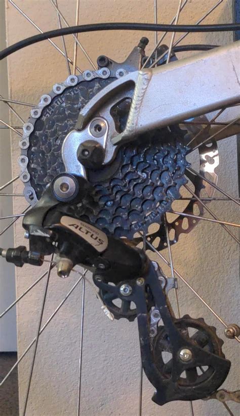 After eConversion, rear derailleur keeps needing adjustment. : r/ebike